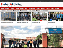 Tablet Screenshot of haberaktivite.net